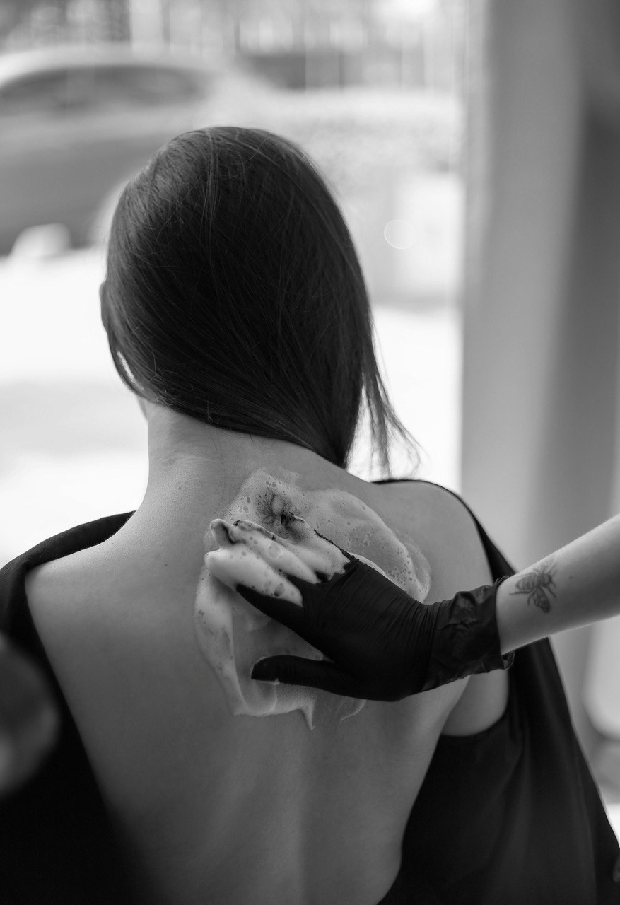 Seashell tattoo